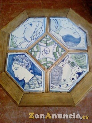 Se venden 2 mesas octogonales artesanales